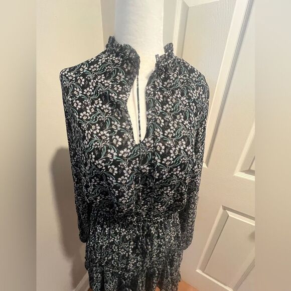 nwt misa Los Angeles chiffon‎ floral mini dress womens size medium - Picture 8 of 9